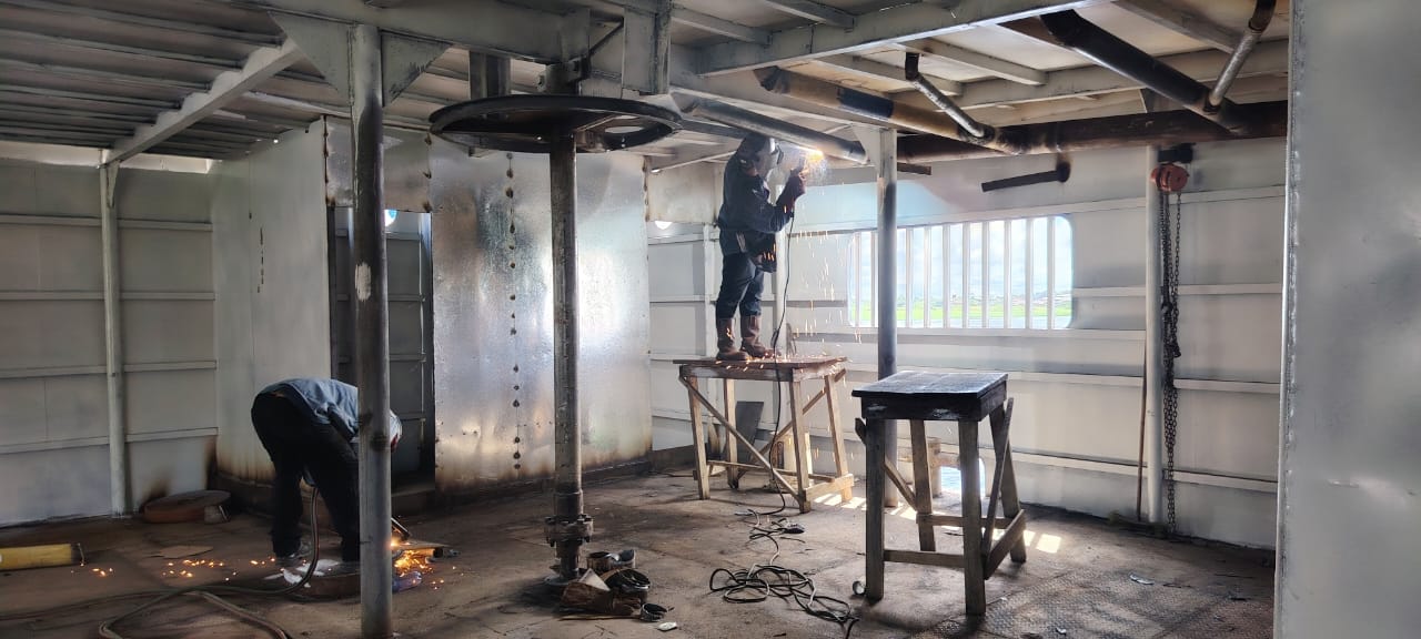 Trabajos en estructura interior