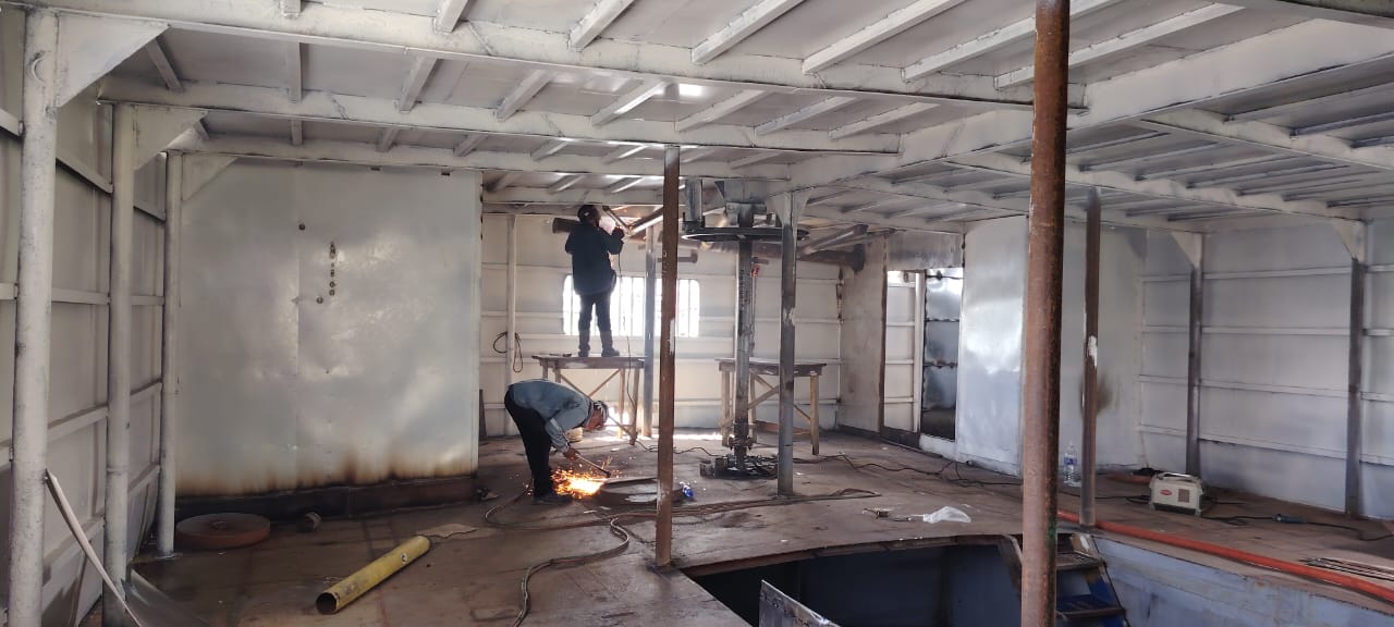 Trabajos en estructura interior